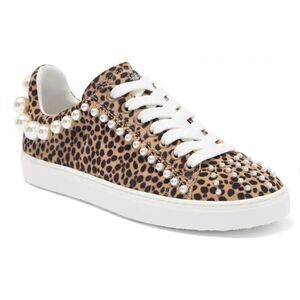 Stuart Weitzman Goldie Embellished Sneaker Size 7.5